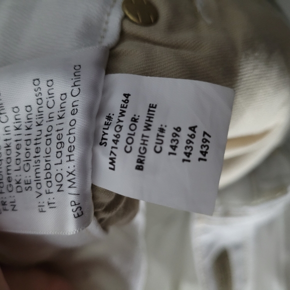 LIVERPOOL | The Crop cropped stretch gold stitch embroidered hem detail jeans - Picture 9 of 10